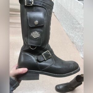 Harley-Davidson Black womens Riding Boots